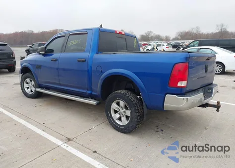 2016 Ram 1500 Outdoorsman z USA, uszkodzony, nr VIN 1C6RR7LG4GS223095